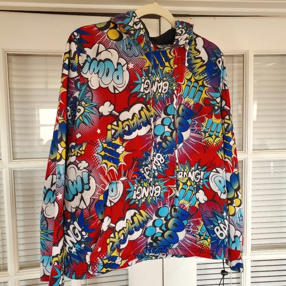 OH SNAP Sweatshirt and Sweatpants Set size S Authentic  Hoodie! Red background - Picture 3 of 13